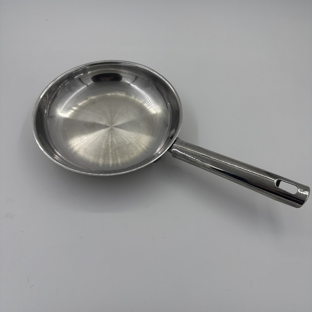 Wolfgang Puck Cookware 8" Omelet Pan Stainless Steel 18-10 Skillet No Lid